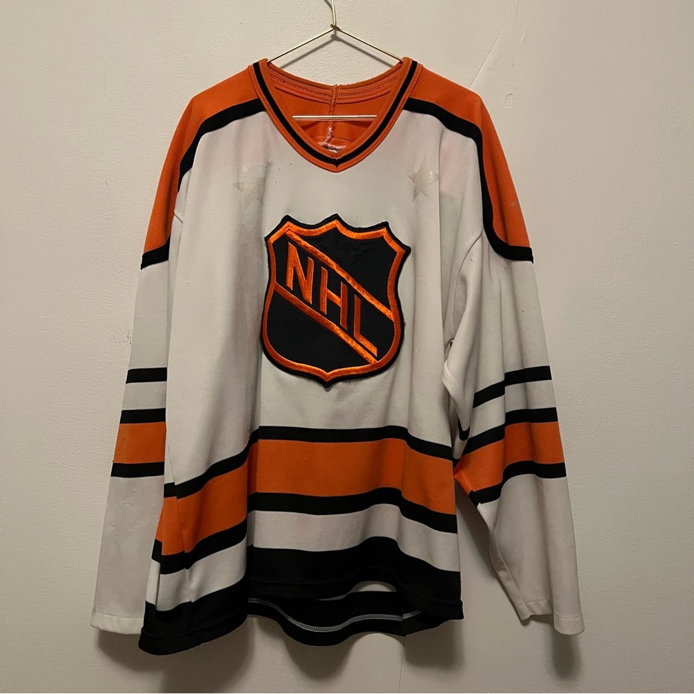Extremely Rare Vintage 1987 NHL All Star Jersey CCM Maska Made in Canada *read‎